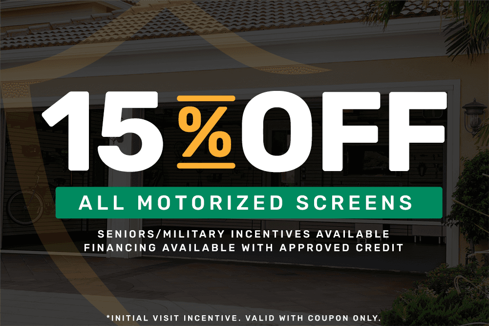 15% Off All Retractable Screens