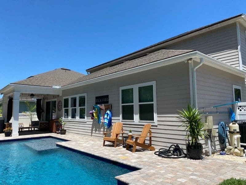 Exterior Gutters Florida Home