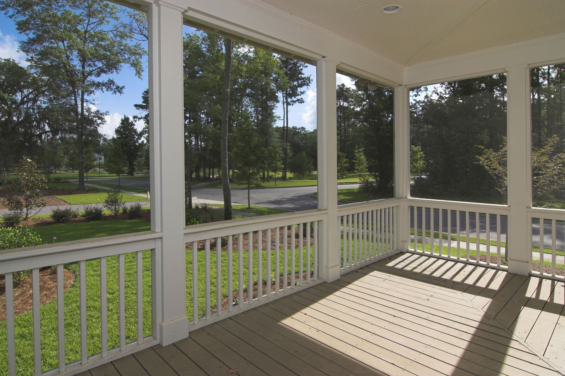 Screened Porch View Outside - Florida Home
