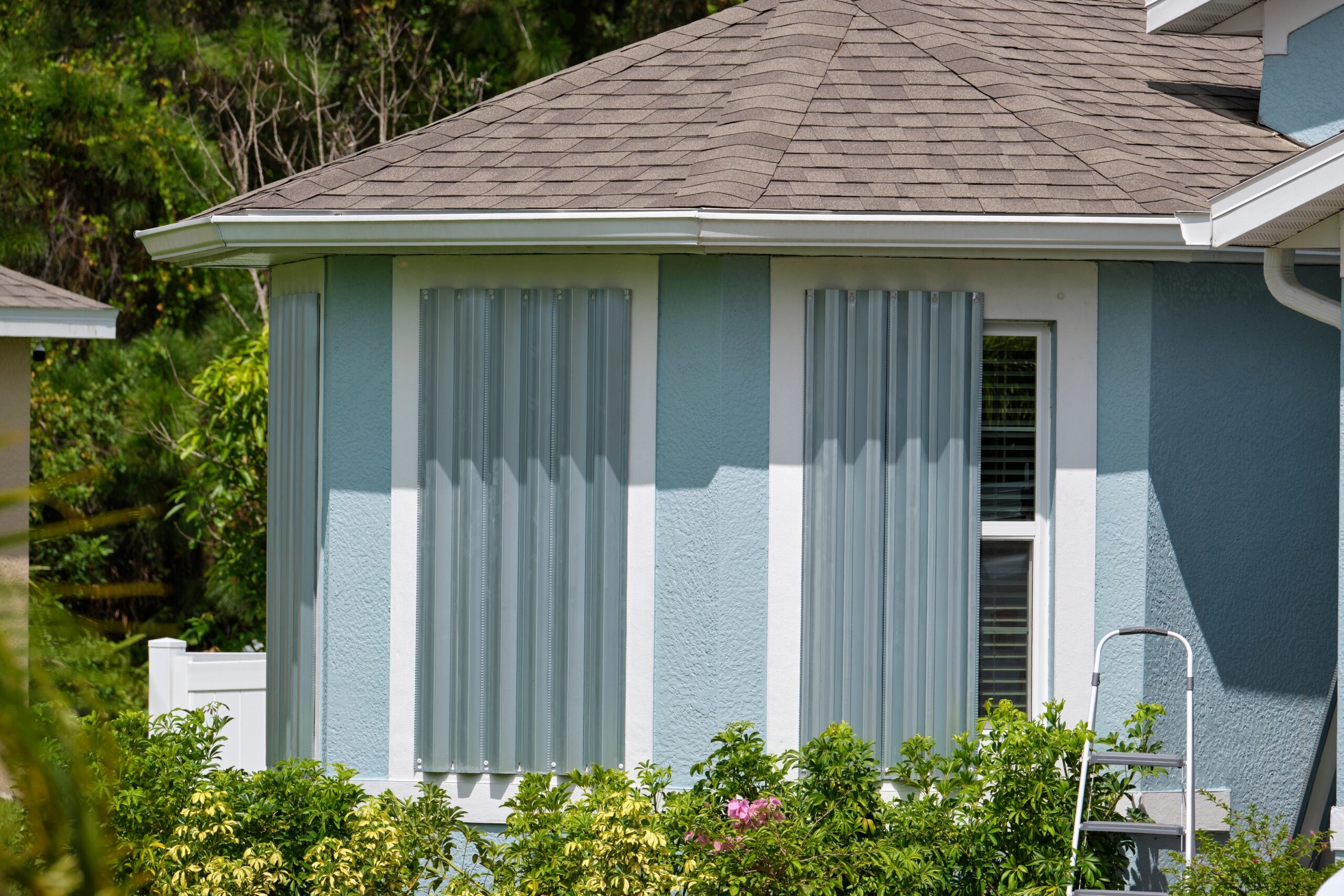 window protection for incoming storm